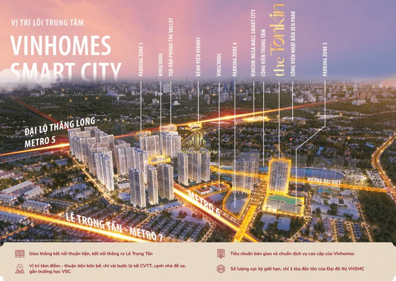 Hình ảnh dự án The Tonkin - Vinhomes Smart City