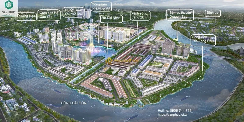 Hình ảnh dự án Tiểu khu đô thị mới Vạn Phúc