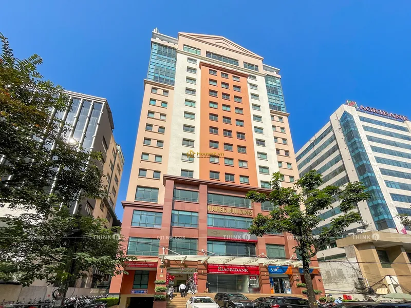 Hình ảnh dự án Tòa nhà HAREC Building nằm tại số 4A Láng Hạ, quận Ba Đình (giáp ranh quận Đống Đa), thành phố Hà Nội