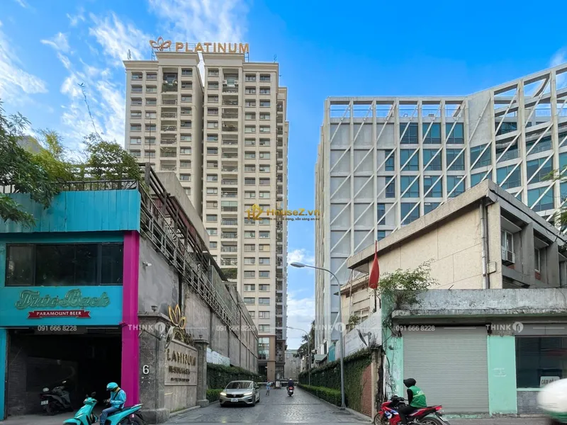 Hình ảnh dự án Tòa nhà Platinum Residences nằm tại số 6 Nguyễn Công Hoan, phường Ngọc Khánh, quận Ba Đình, Hà Nội