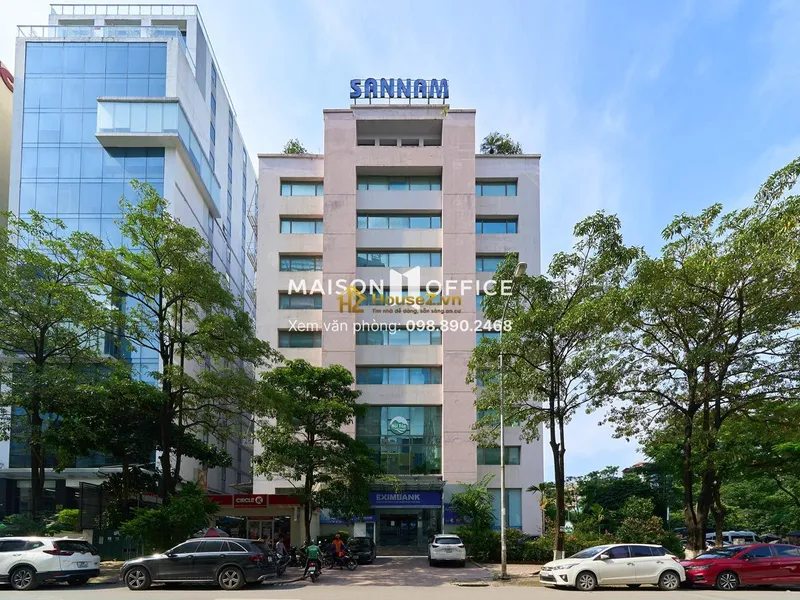 Hình ảnh dự án Tòa nhà San Nam (San Nam Building) là số 78 phố Duy Tân, phường Dịch Vọng Hậu, quận Cầu Giấy, thành phố Hà Nội