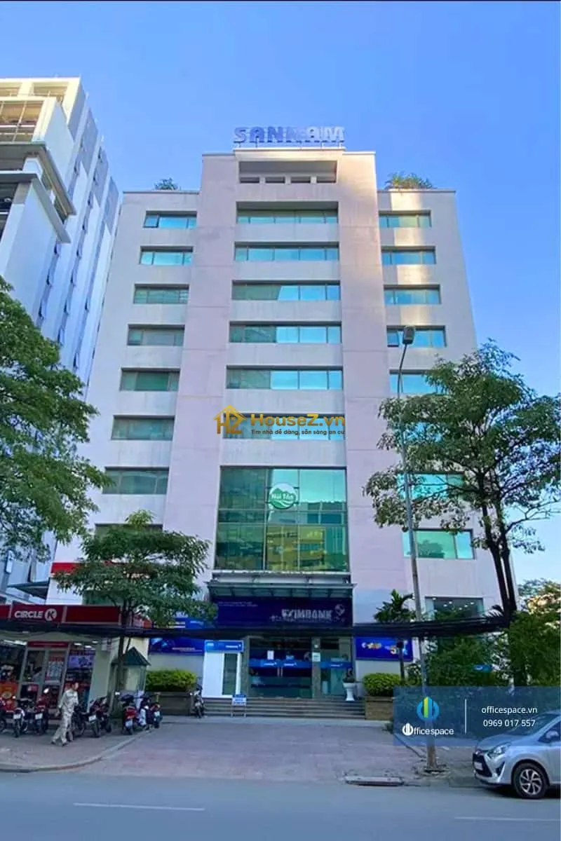 Hình ảnh dự án Tòa nhà San Nam (San Nam Building) là số 78 phố Duy Tân, phường Dịch Vọng Hậu, quận Cầu Giấy, thành phố Hà Nội
