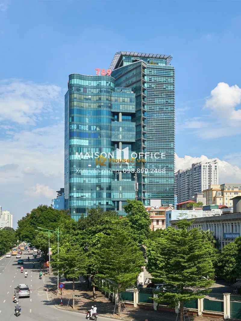 Hình ảnh dự án Tòa nhà văn phòng Công ty 789 (còn gọi là 789 Tower hay 789 Office Building) tọa lạc tại số 147 đường Hoàng Quốc Việt, Phường Nghĩa Đô, Quận Cầu Giấy, Hà Nội