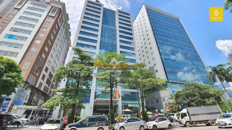 Hình ảnh dự án Tòa nhà Việt Á Tower nằm tại số 9 phố Duy Tân, phường Dịch Vọng Hậu, quận Cầu Giấy, Hà Nội