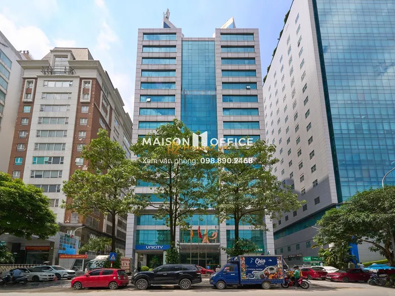 Hình ảnh dự án Tòa nhà Việt Á Tower nằm tại số 9 phố Duy Tân, phường Dịch Vọng Hậu, quận Cầu Giấy, Hà Nội