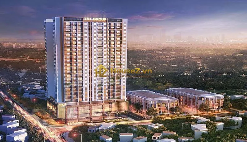 Hình ảnh dự án T&T Tower (hay còn gọi là T&T DC Complex) nằm tại số 120 phố Định Công, phường Định Công, quận Hoàng Mai, thành phố Hà Nội