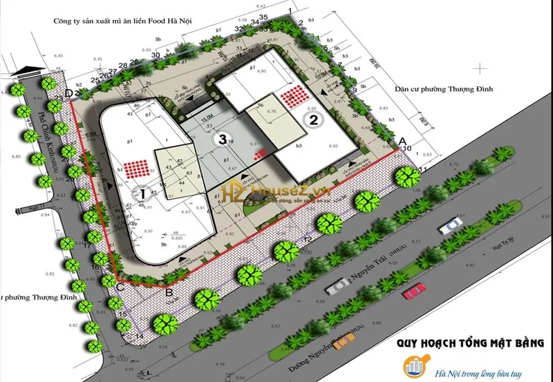 Hình ảnh dự án TTTM Dịch vụ Hạ Đình