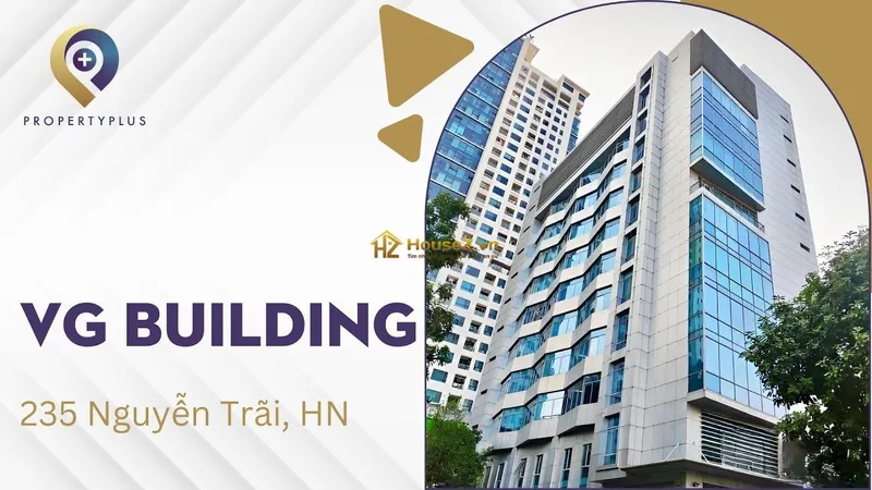 Hình ảnh dự án VG Building nằm tại số 235 Nguyễn Trãi, phường Thanh Xuân Trung (hoặc Khương Đình), quận Thanh Xuân, Hà Nội