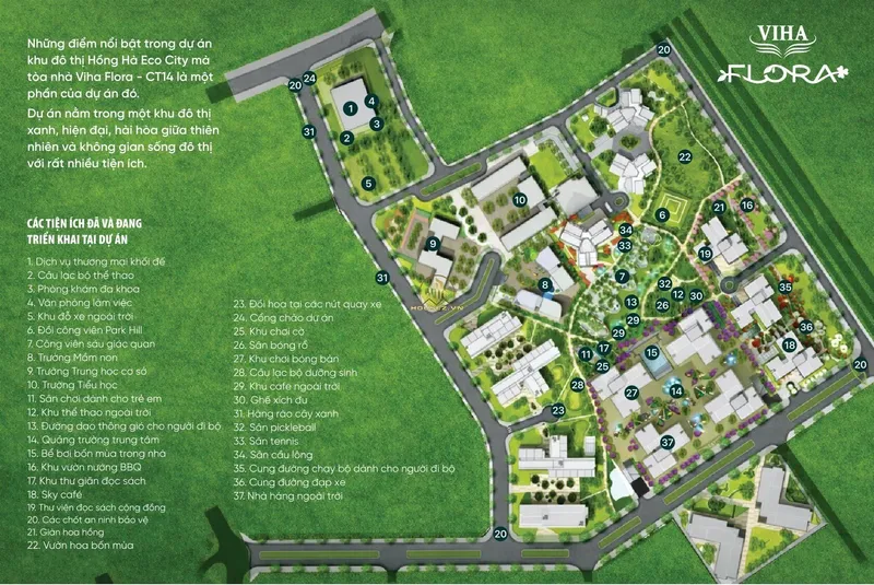 Hình ảnh dự án Viha Flora