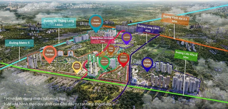 Hình ảnh dự án Vista Nam An Khánh