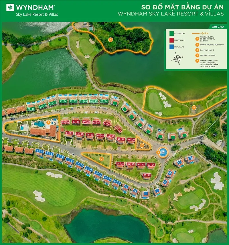 Hình ảnh dự án Wyndham Sky Lake Resort & Villas