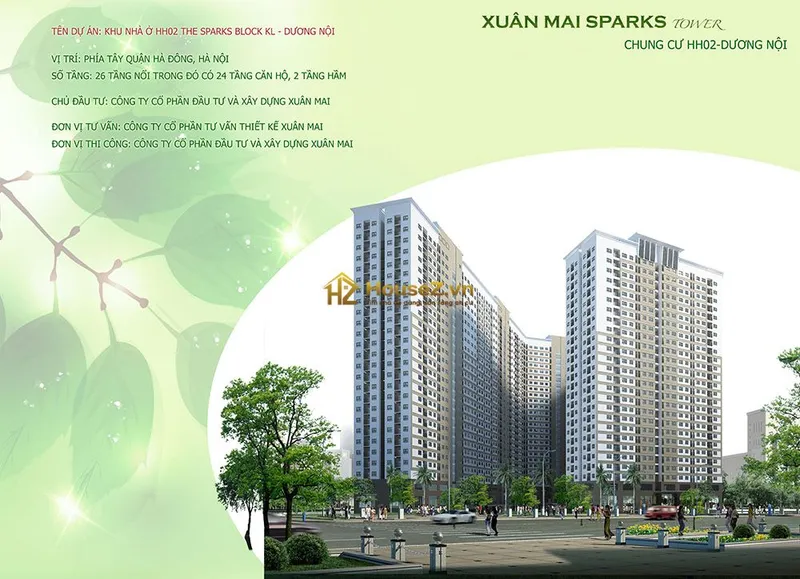 Hình ảnh dự án Xuân Mai Sparks Tower