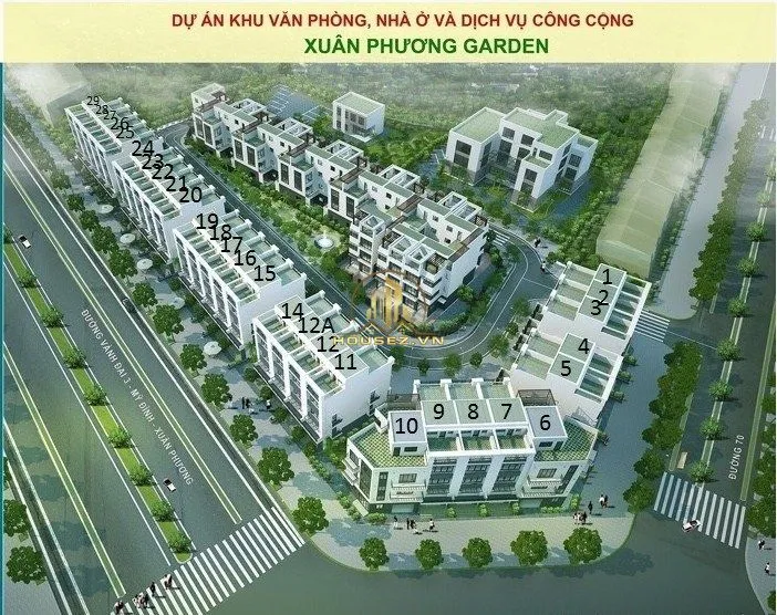 Hình ảnh dự án Xuân Phương Garden