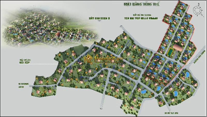 Hình ảnh dự án Yên Bài Top Hills Villas