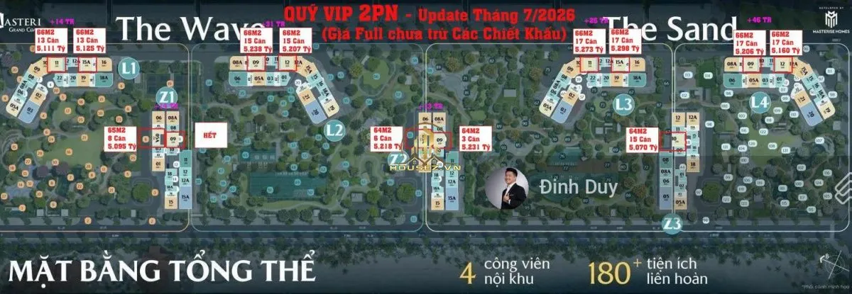 ⭐ 2PN Masteri Grand Coast – Quỹ VIP, Giá Tốt T7/2026, Vốn Chỉ Từ 1.X Tỷ