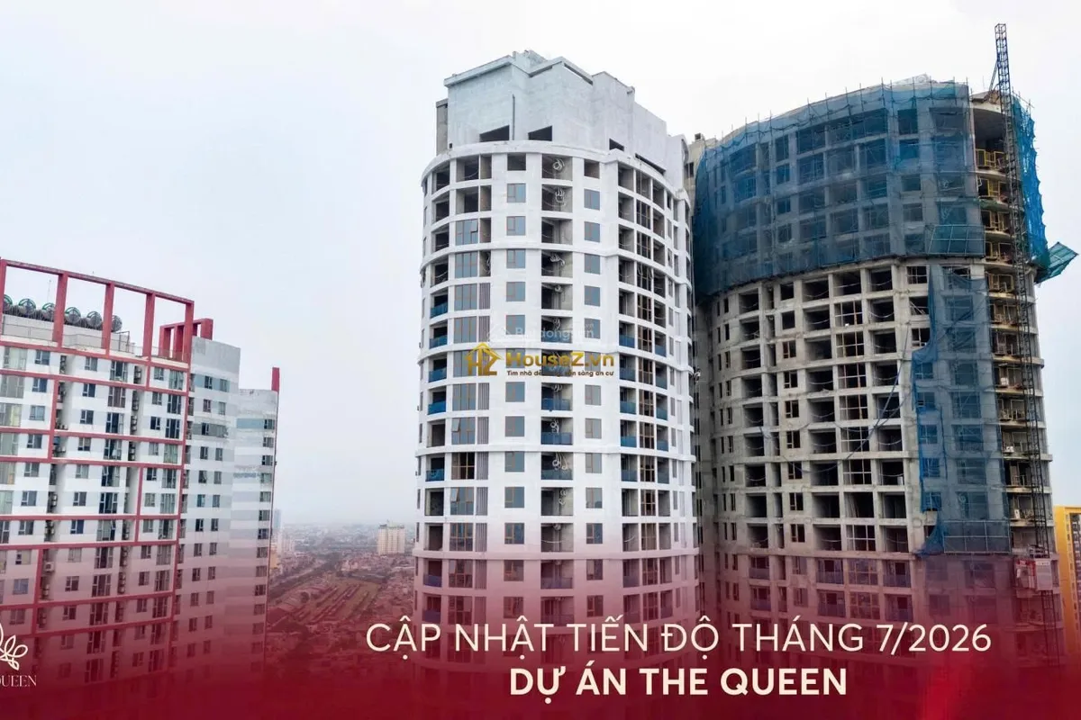 Quỹ căn chuyển nhượng 1-0-2 The Queen 360 Giải Phóng – Căn 2PN 76m², giá chỉ 7,3 tỷ
