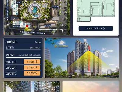 🌅2PN IMPERIA SKY PARK – 65,49M² | TẦNG CAO | VIEW THÀNH PHỐ | TỪ 5,4 TỶ 🔥